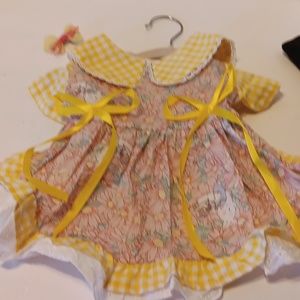 Dog Easter Dress with matching bow